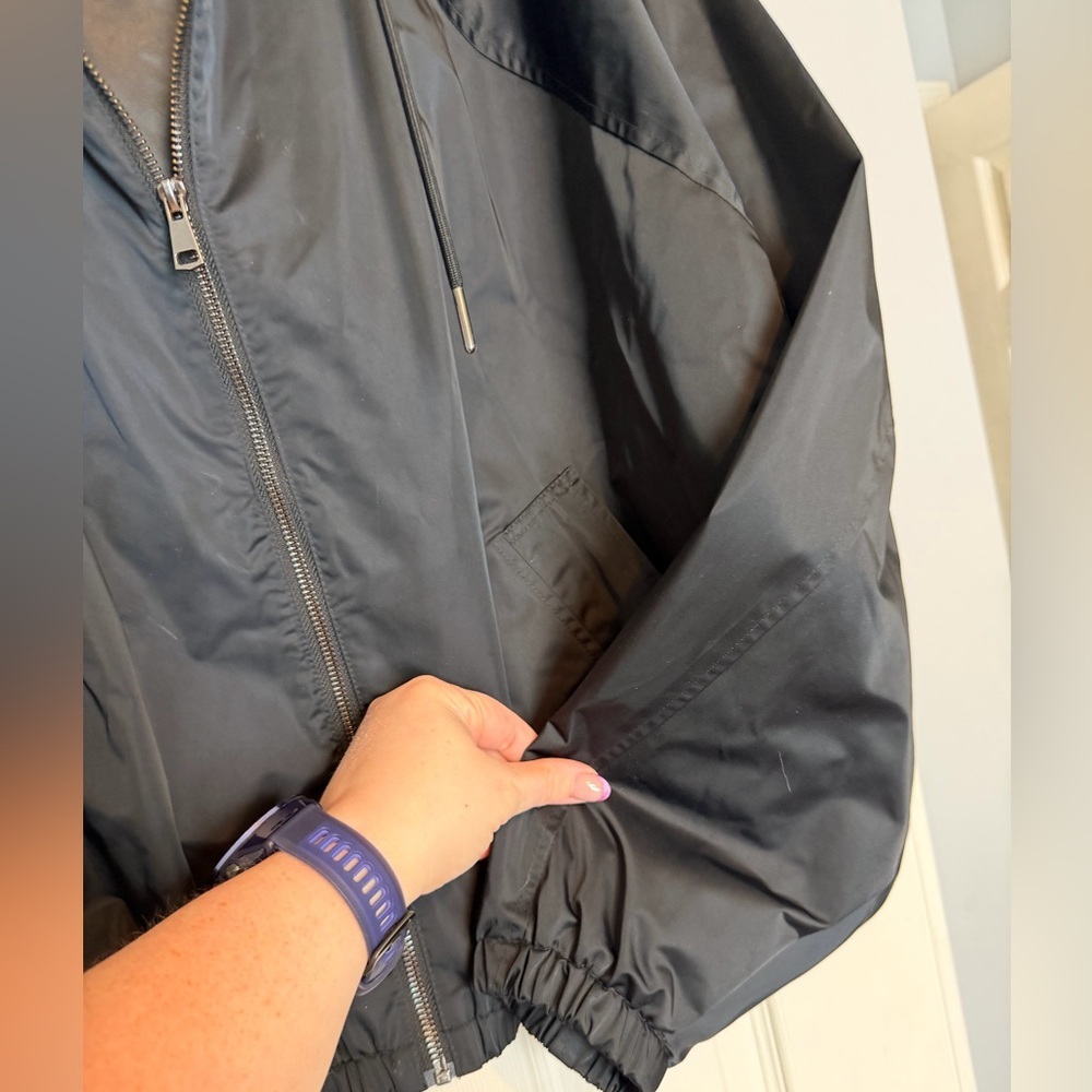 Abercrombie & Fitch Black Hooded Jacket - Picture 3 of 4